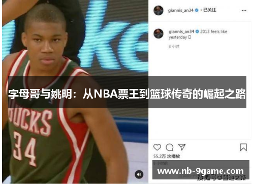 字母哥与姚明：从NBA票王到篮球传奇的崛起之路